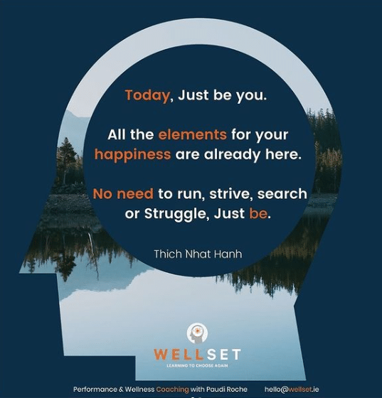 Get still, look within and youโll see you have all you need to make you happy. Just be you ๐๐๐ป