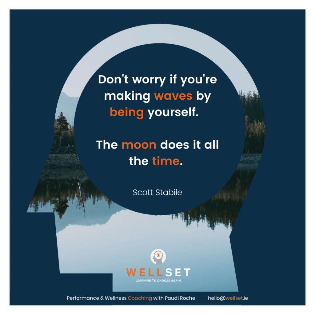 Embrace the new you, love the new you, encourage the new you and step into the new you.